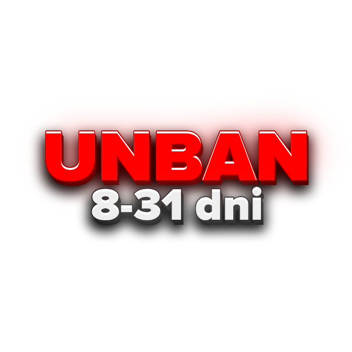 Unban 8-31 dni